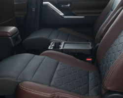 Ghế thương gia
Thiết kế ghế độc lập chỉnh điện 4 hướng, đệm đỡ chân cùng tựa tay cho cảm giác sang trọng và sự thoải mái tối đa.